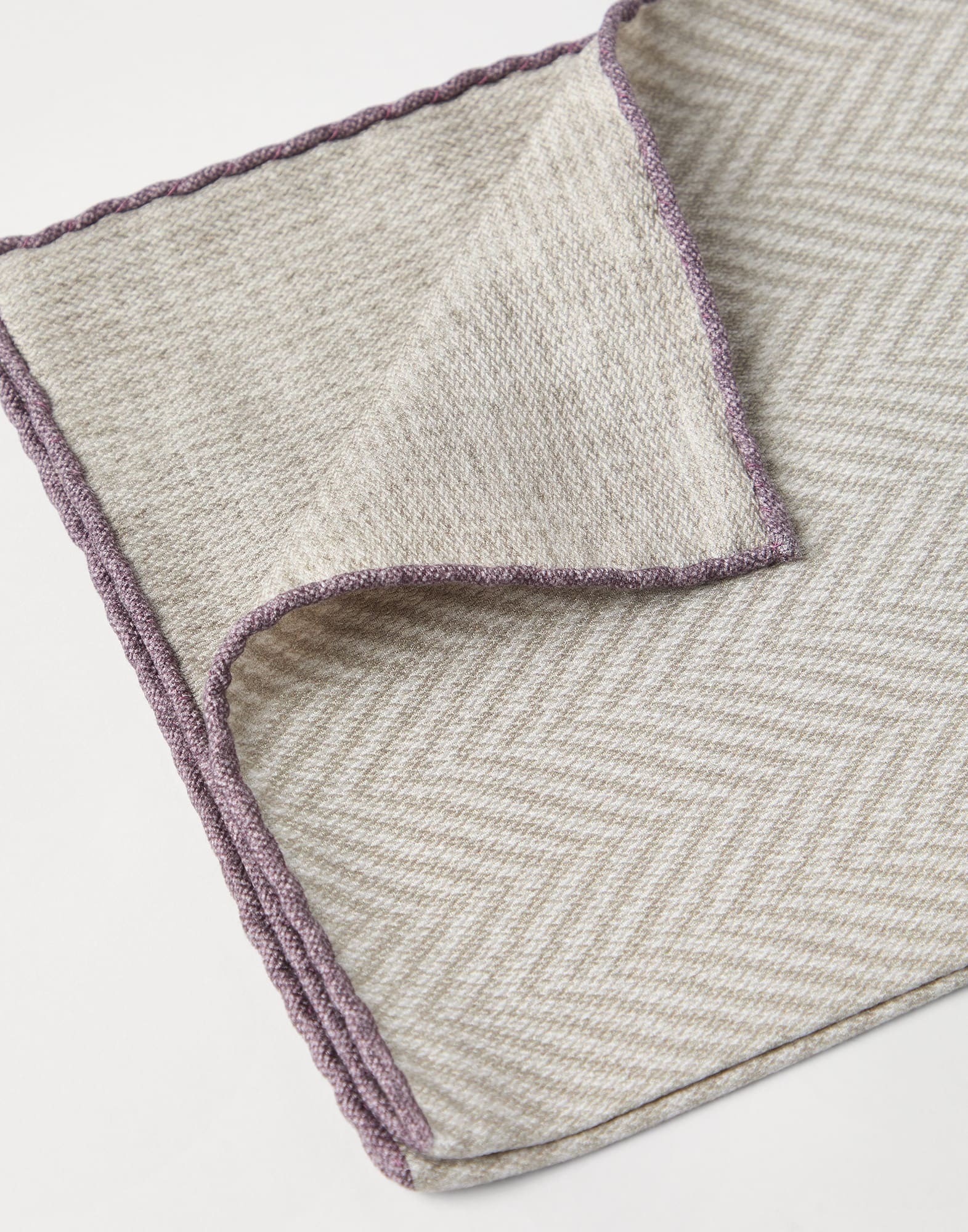 Silk chevron pocket square - 2