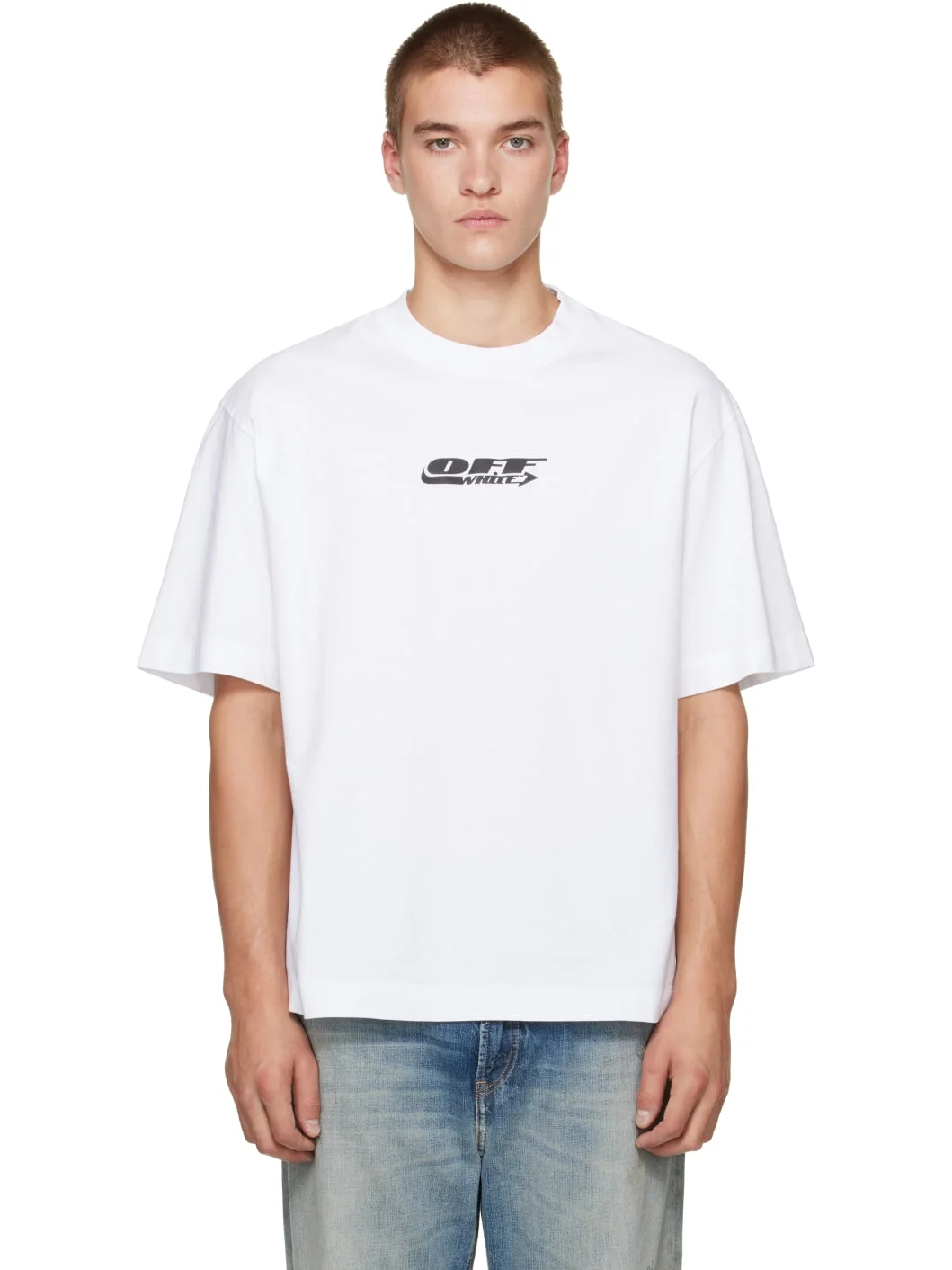 White Off Adv Skate S/S T-shirt - 1