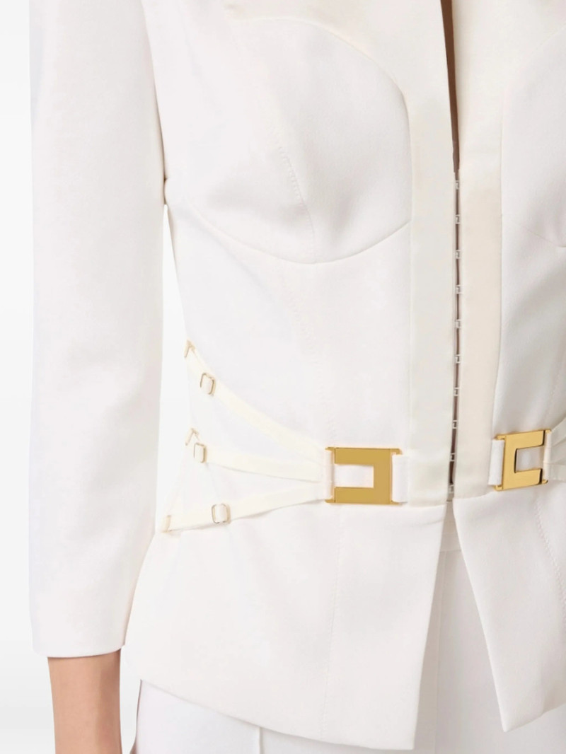 Elisabetta Franchi Gold-tone Hardware Blazer 4