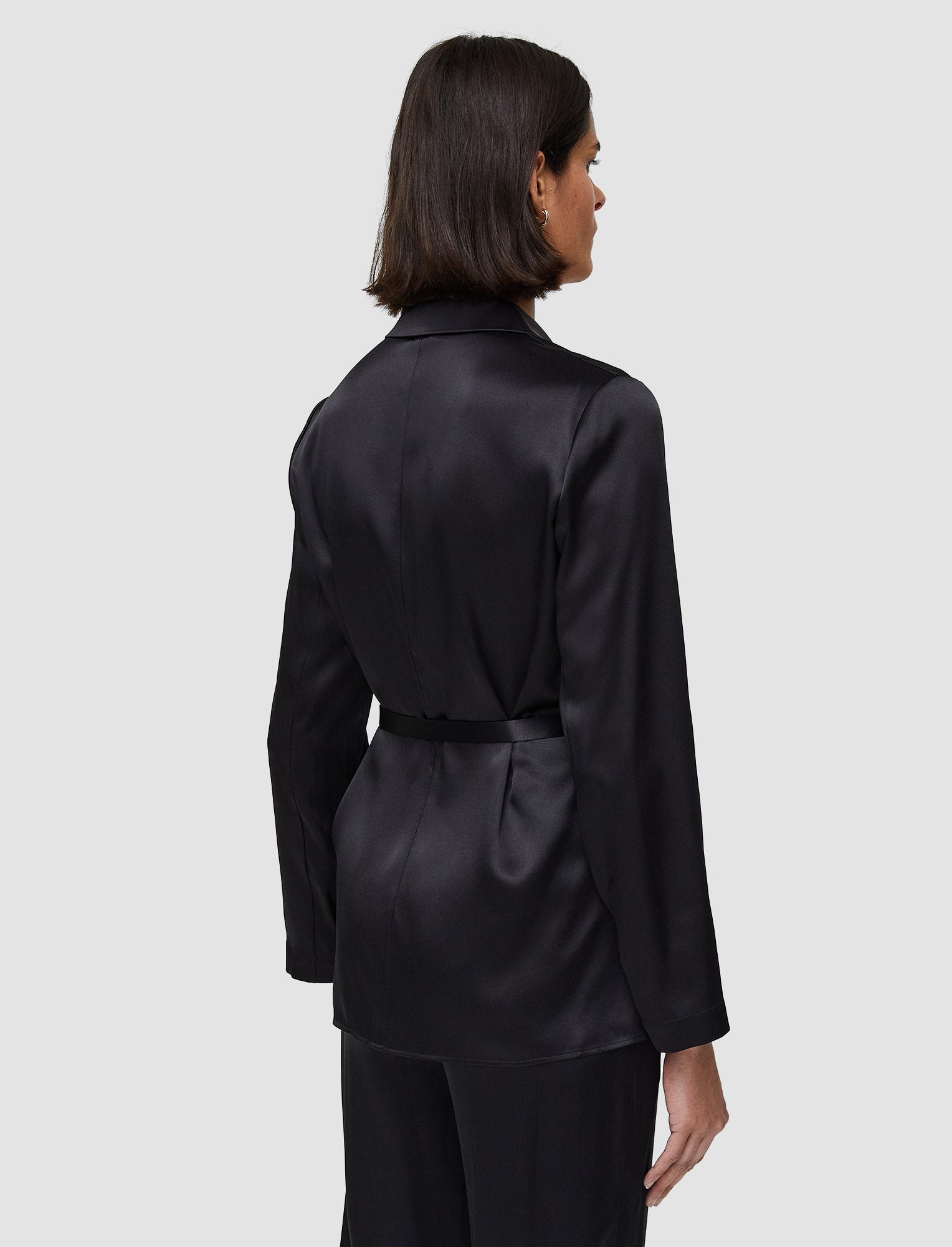 Joubert Silk Satin Jacket - 6