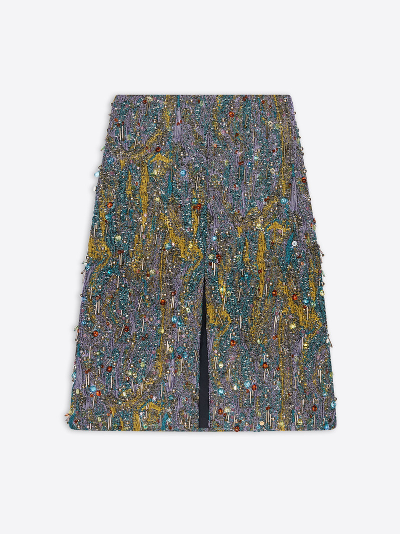 EMBELLISHED JACQUARD SKIRT 1