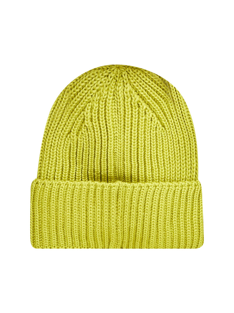 C.P. Company Yellow Extrafine Merino Wool Lens beanie outlook