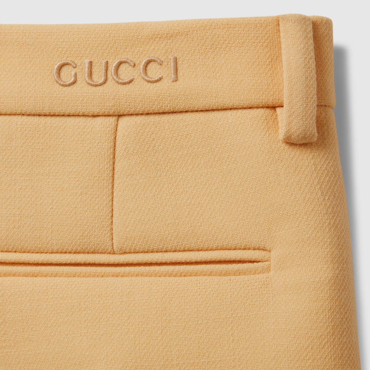 Wool crêpe short - 7