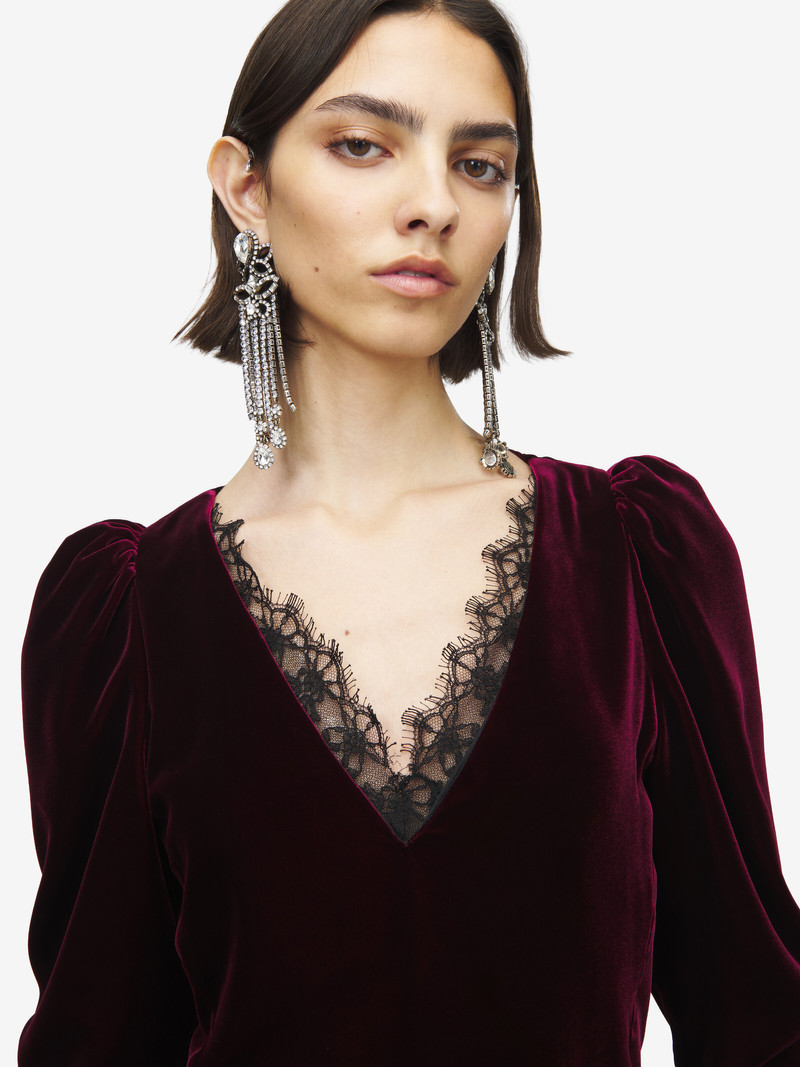 Velvet Mini Dress 5