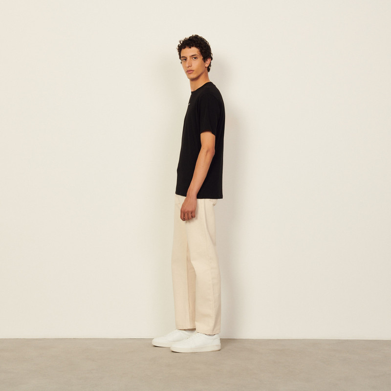 T-shirt with logo embroidery 4