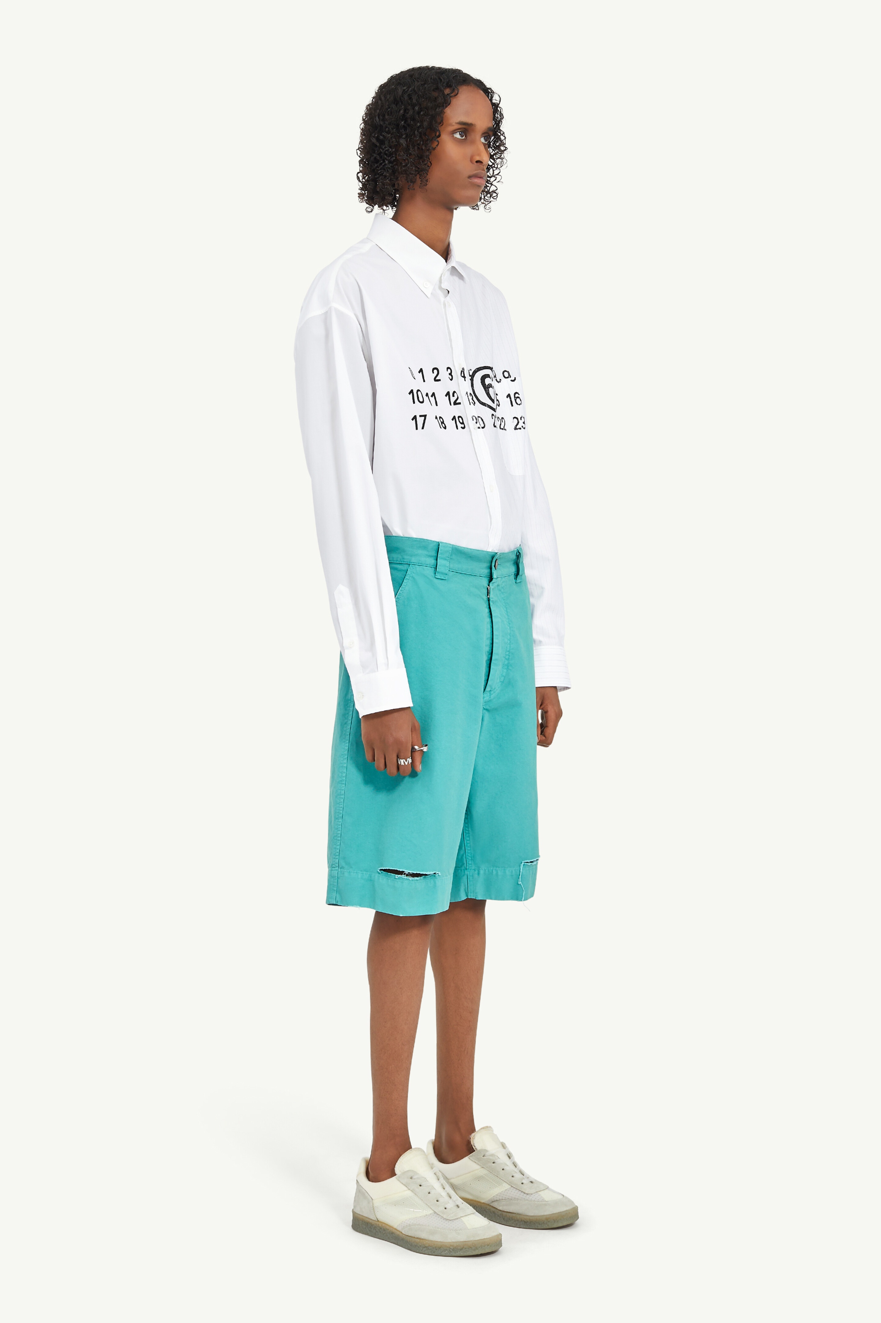 Cotton Canvas Shorts - 3