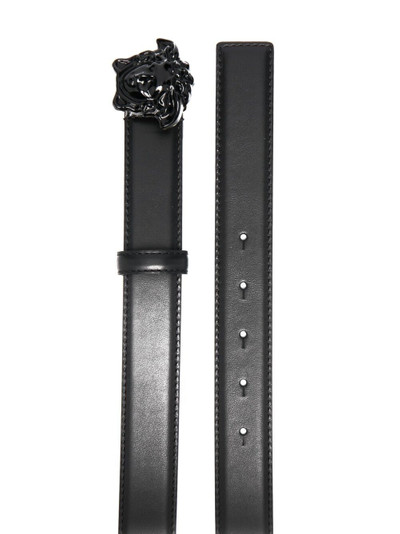 VERSACE Palazzo Medusa-head leather belt outlook