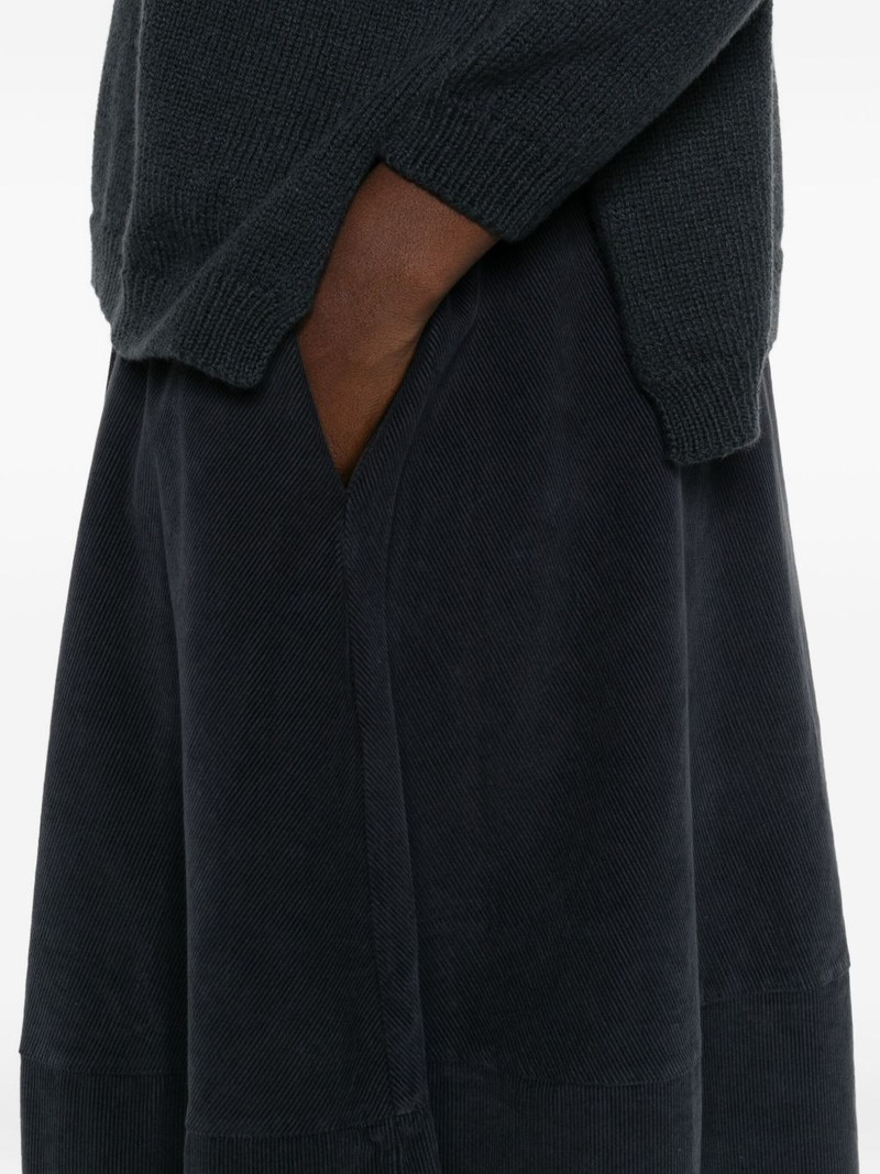 corduroy panelled skirt 5