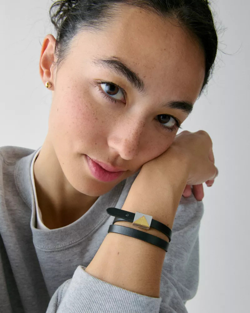 kate spade Deco Leather Wrap Bracelet outlook