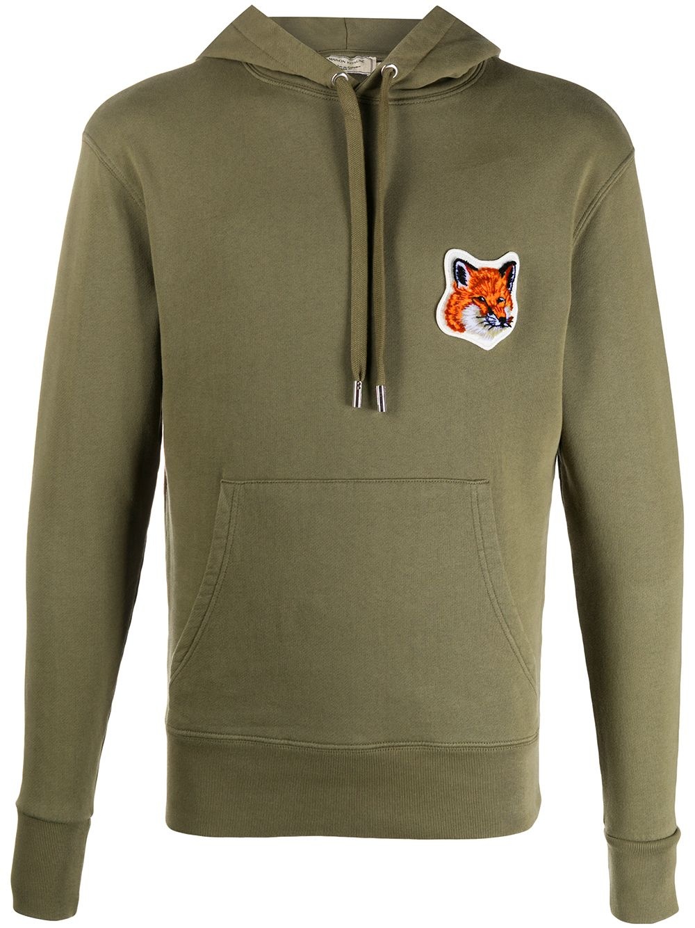 fox patch hoodie - 1