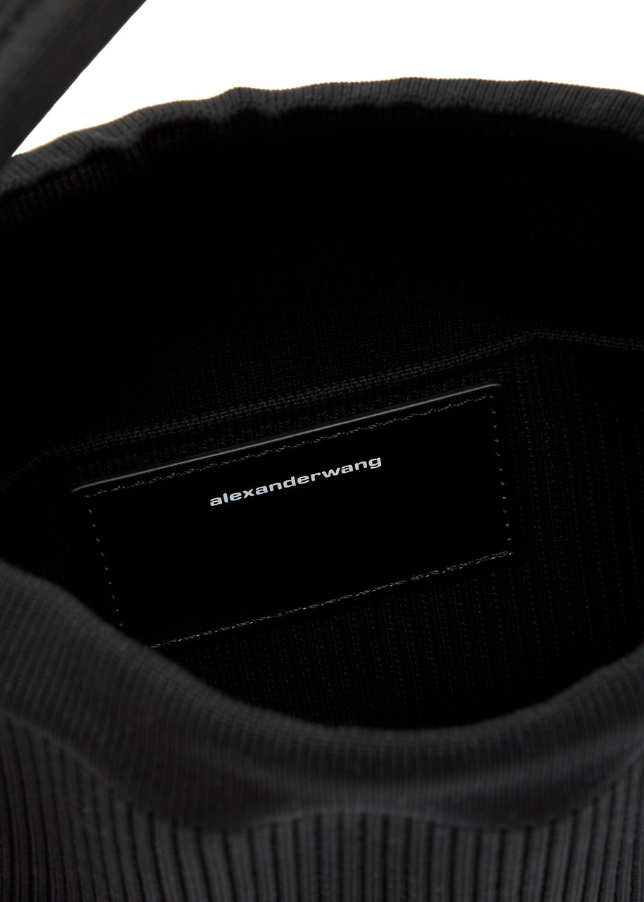 Alexander Wang Ryan Ribbed-knit top Handle bag - 4