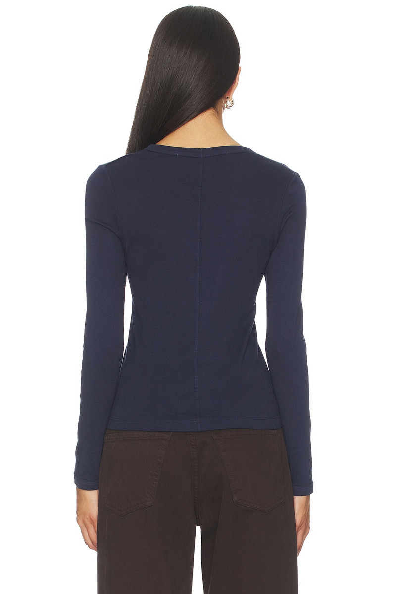 Enza Costa Supima Classic Long Sleeve Tee outlook