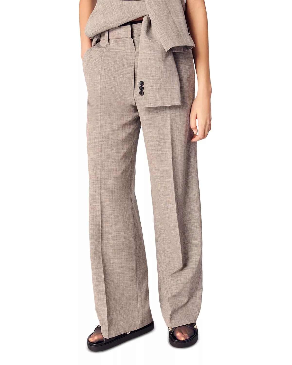 Straight Leg Suit Pants - 6