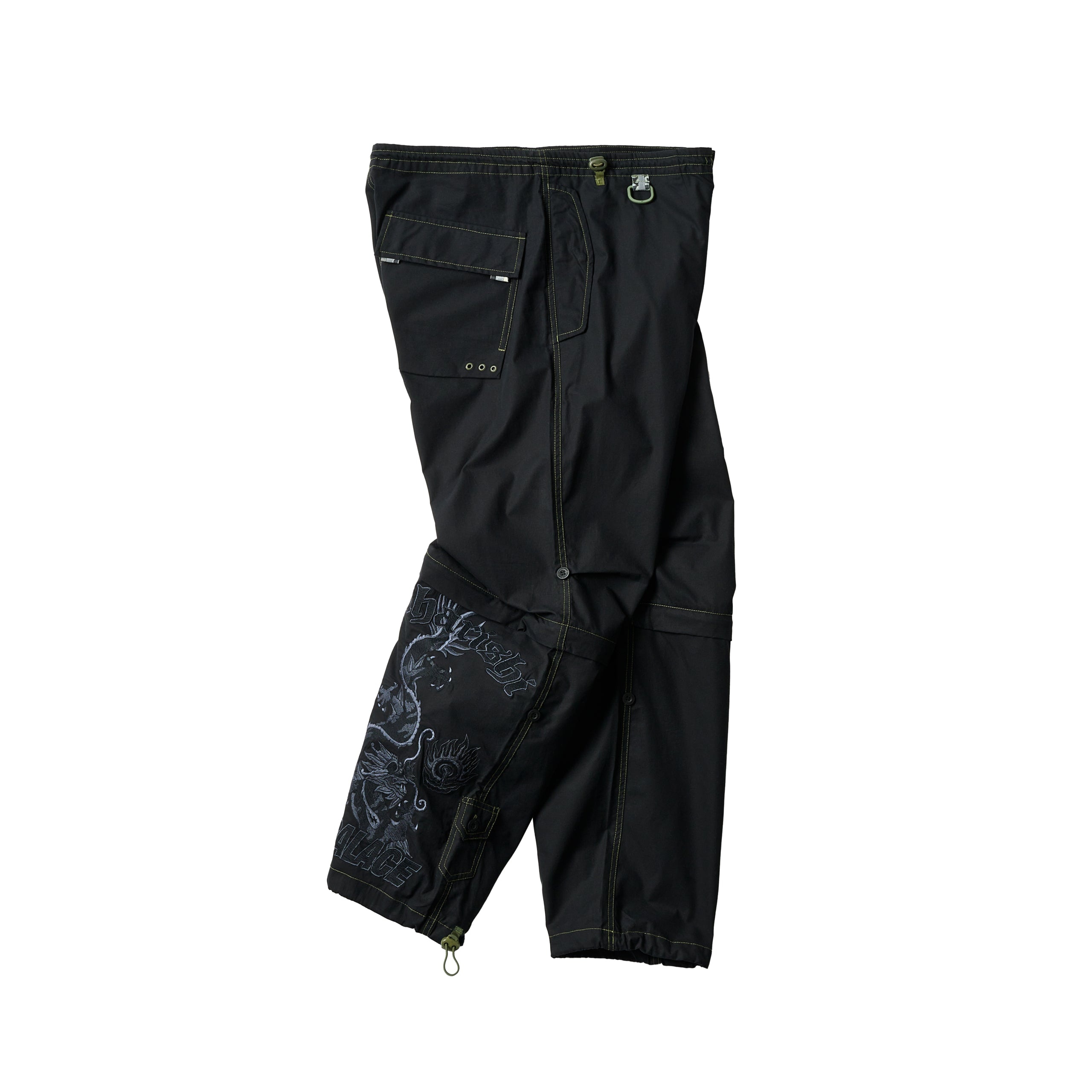 PALACE MAHARISHI ZIP OFF SNOPANT BLACK - 4