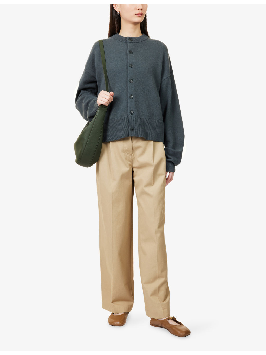 N170 Chou Button-Down Cashmere-Blend Knitted Cardigan - 2