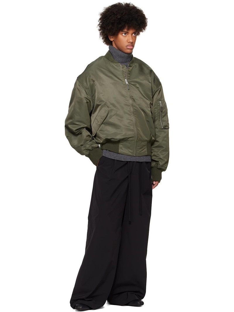 entire studios Khaki Broad Bomber Jacket outlook