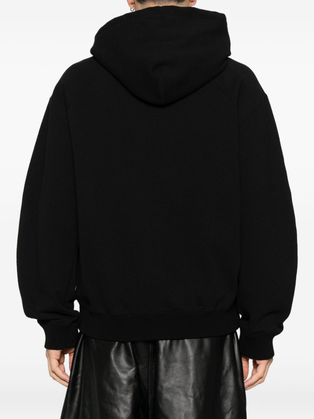 stretch-cotton hoodie - 4