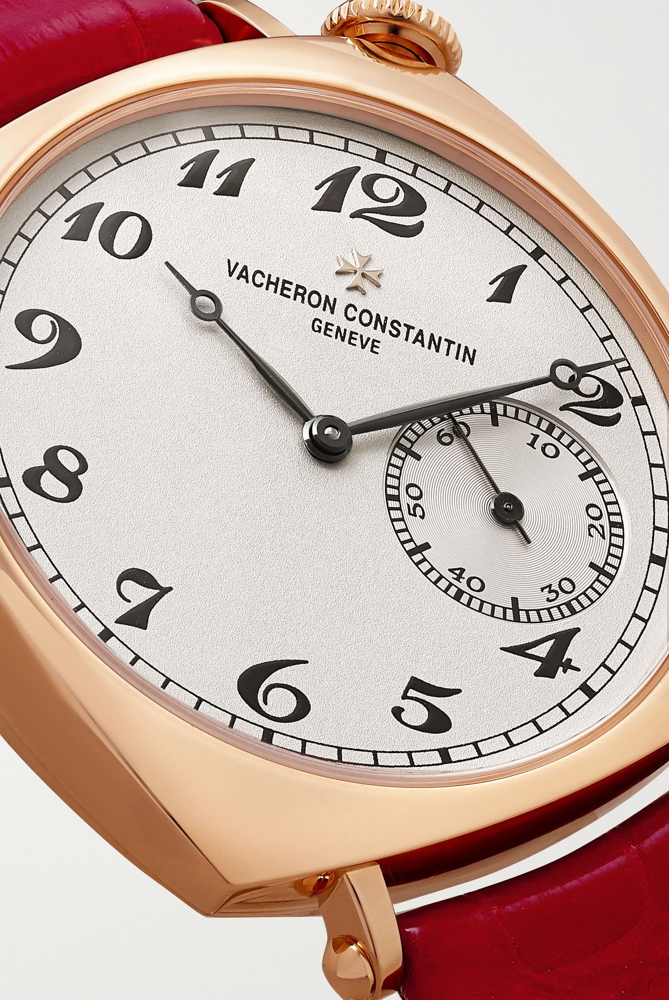 Historiques American 1921 Hand-Wound 36.5mm 18-karat pink gold and alligator watch  - 5