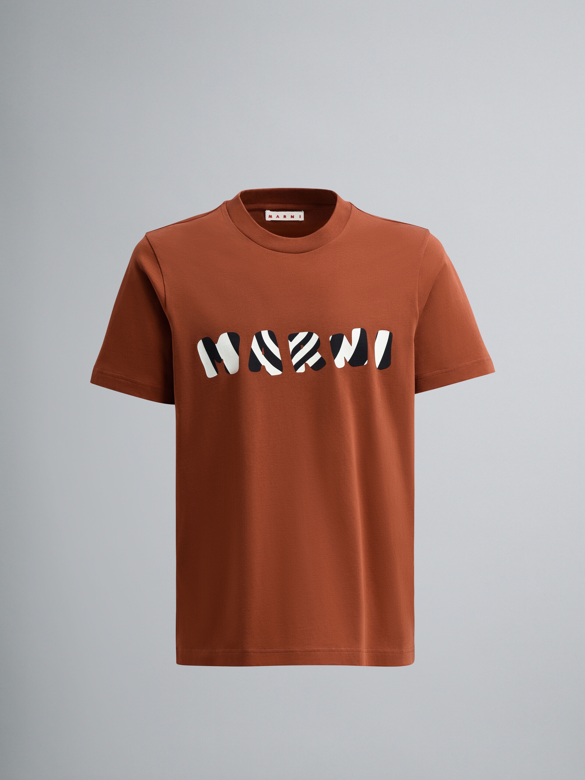 ORGANIC JERSEY EMBROIDERED LOGO T-SHIRT - 1