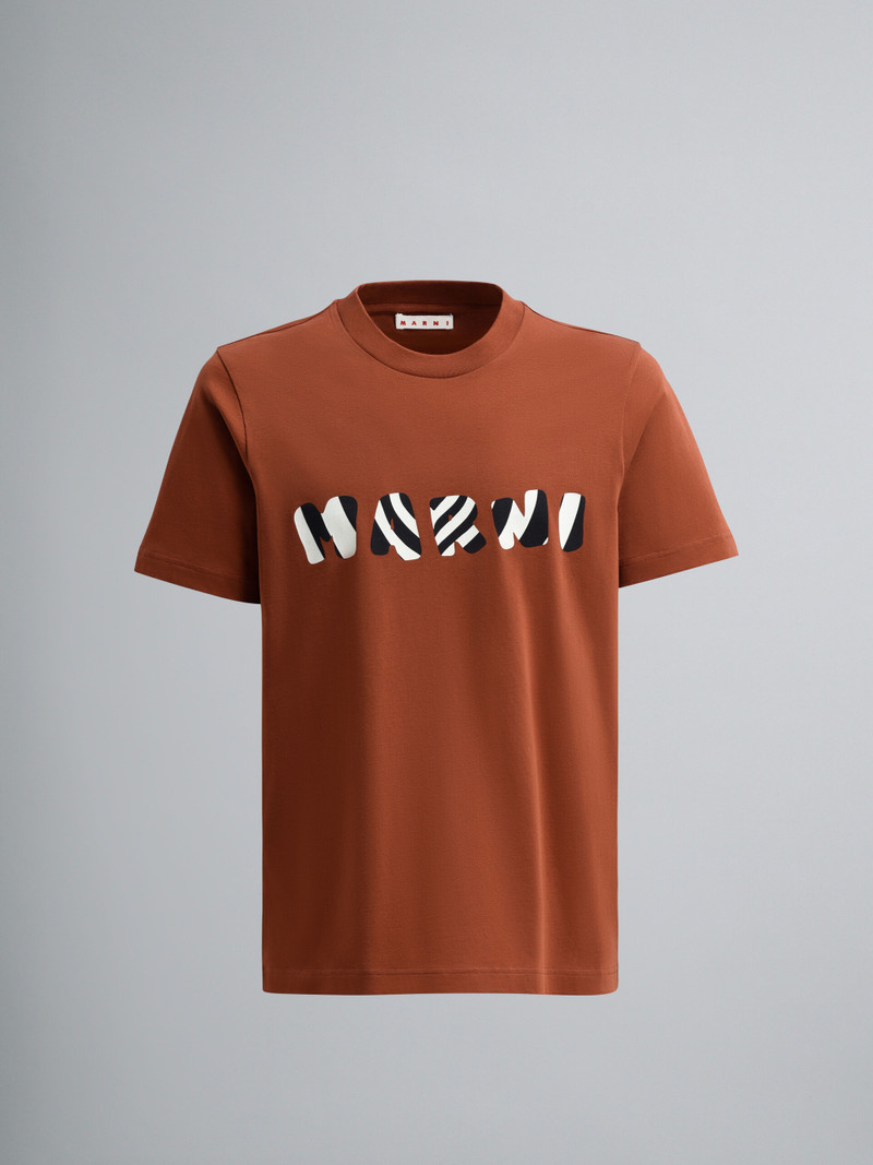 ORGANIC JERSEY EMBROIDERED LOGO T-SHIRT 1