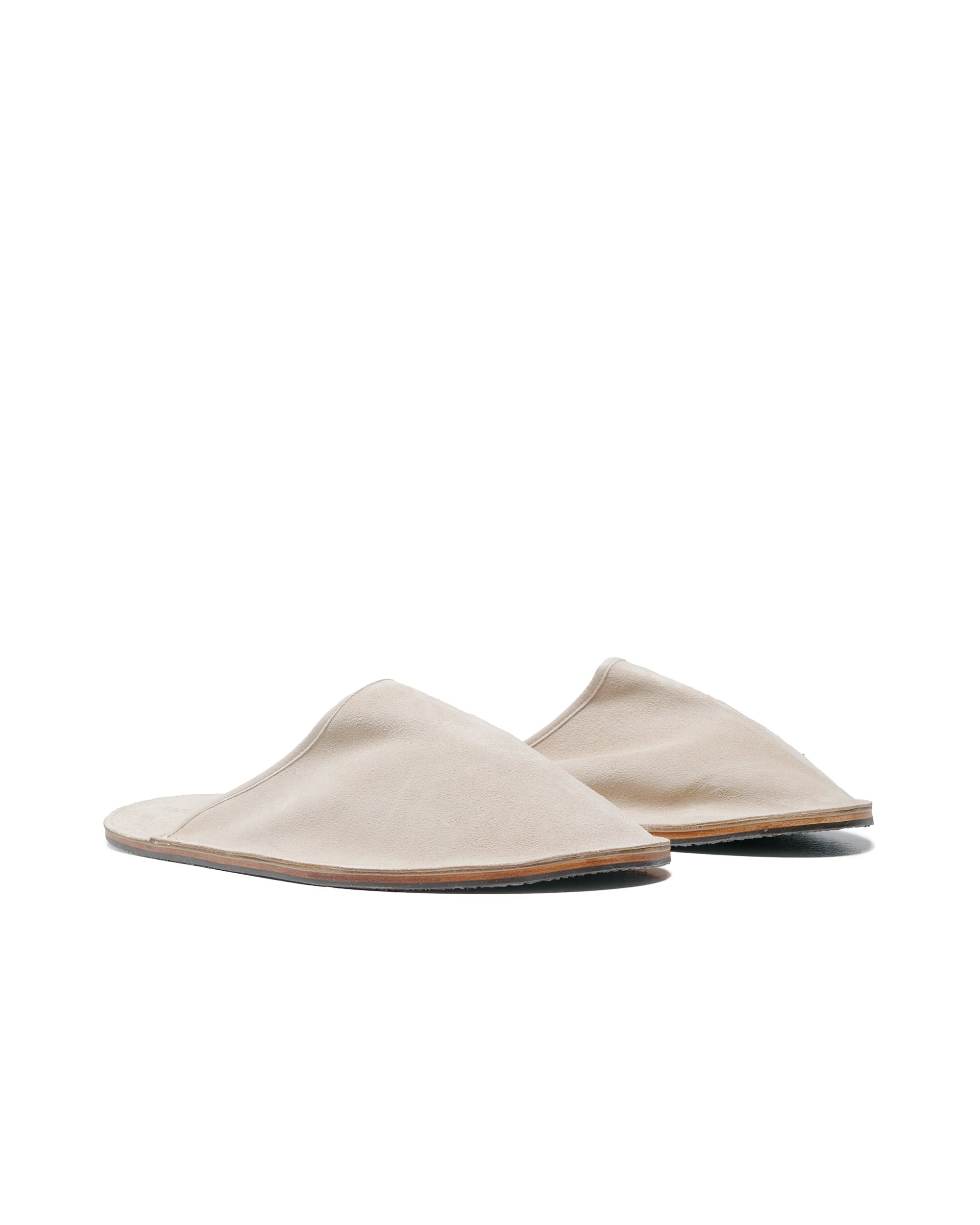 Slide Parchment Janus Calf Suede - 2