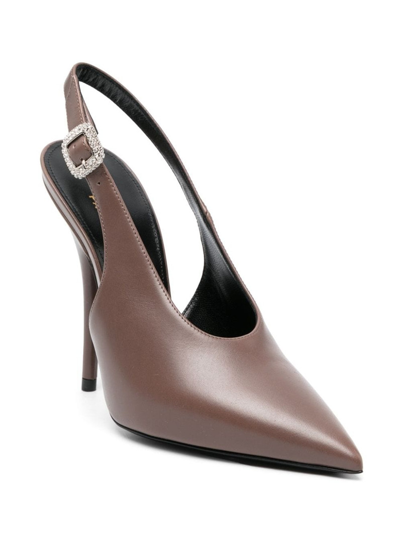 SAINT LAURENT Yasmeen 125mm slingback pumps outlook