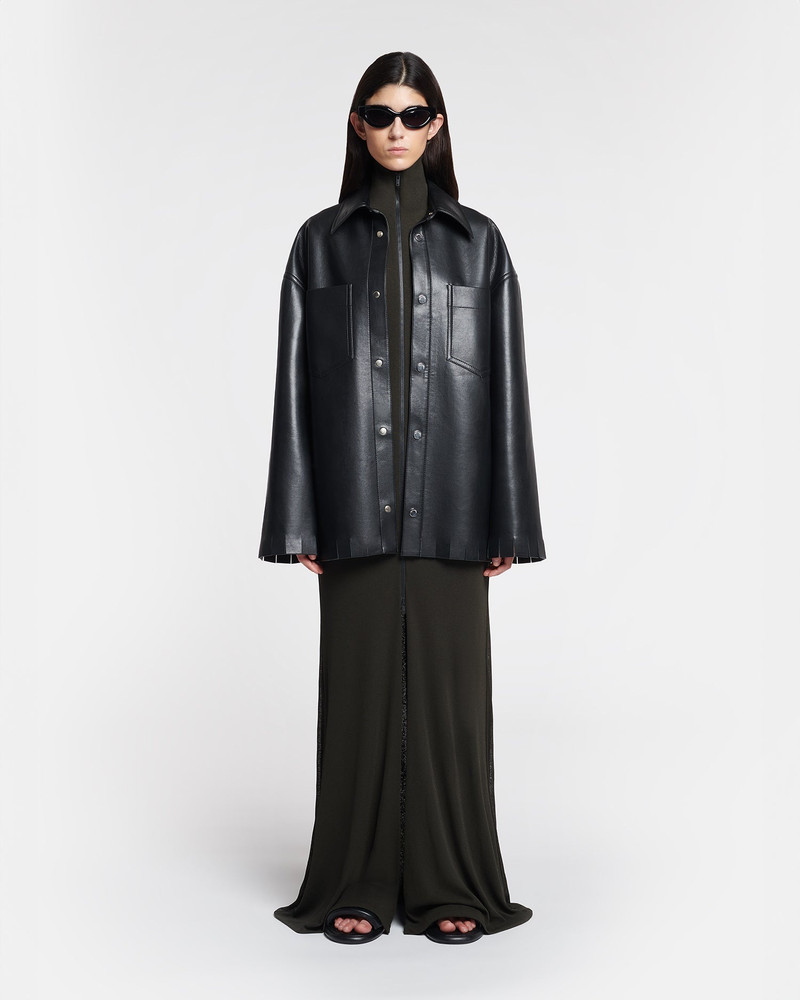 Nanushka Regenerated Leather Jacket outlook