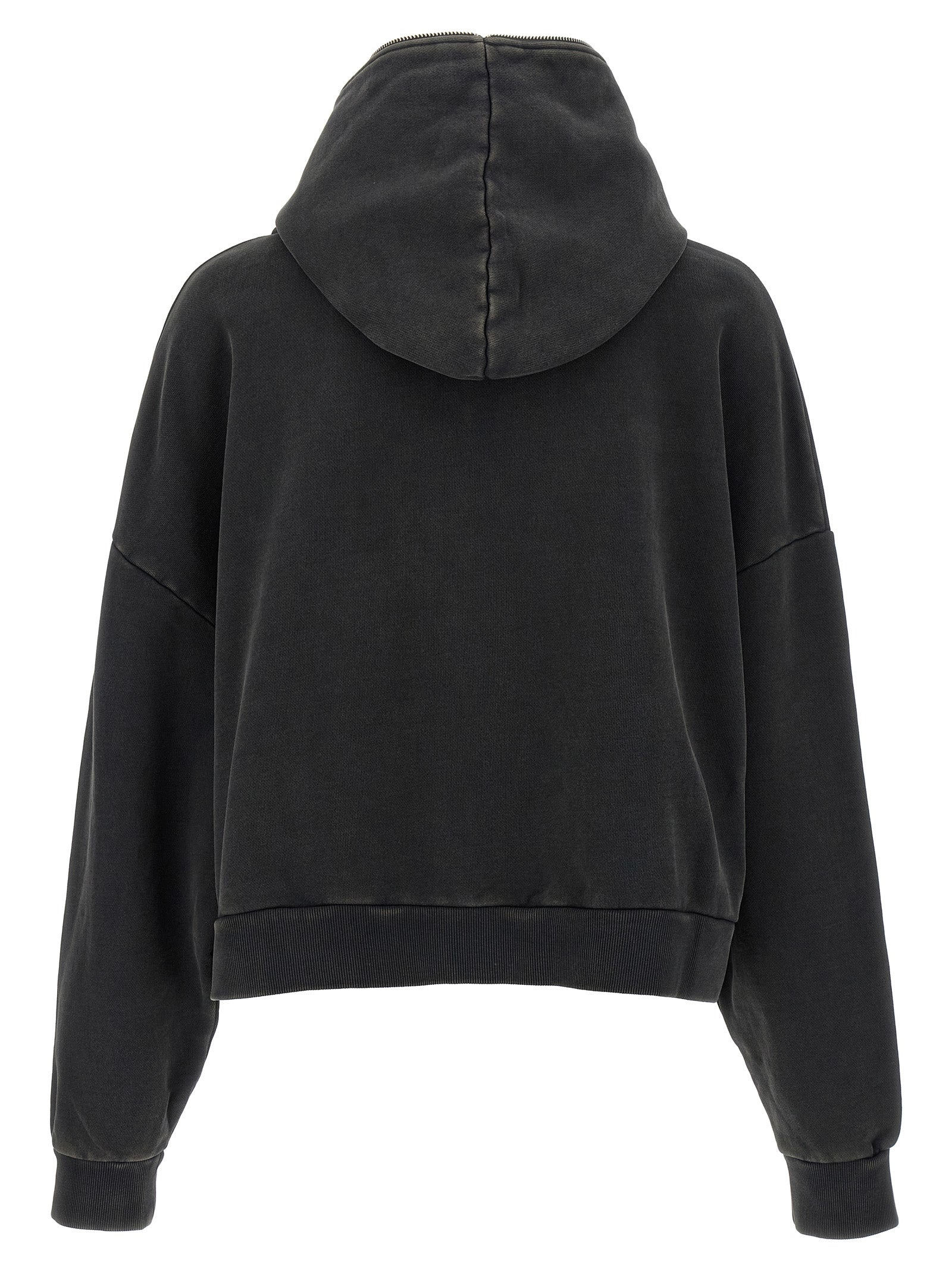 Eternal Zip Washed Sweatshirt Black - 2