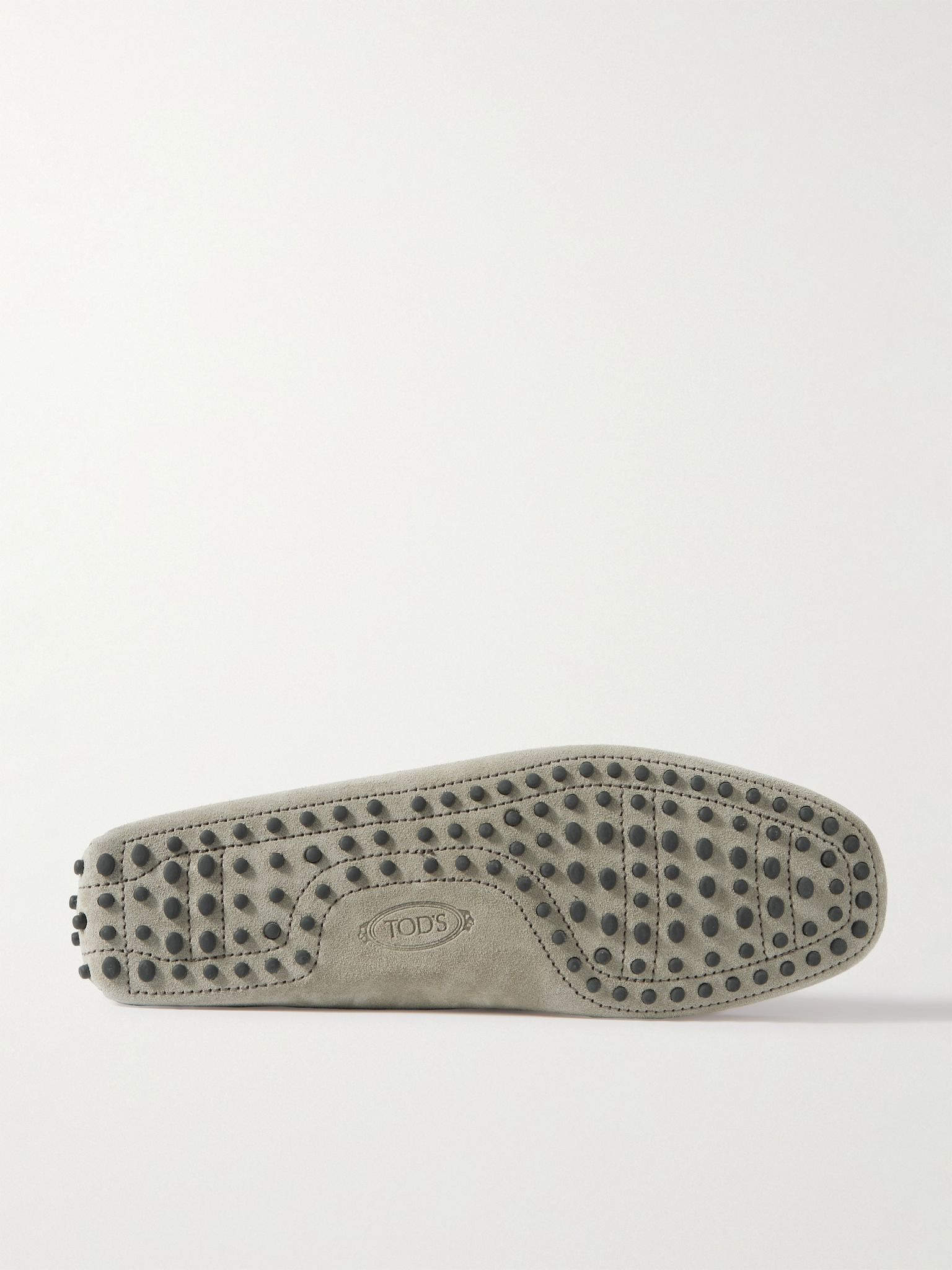 Gommino Suede Driving Shoes Taupe - 3