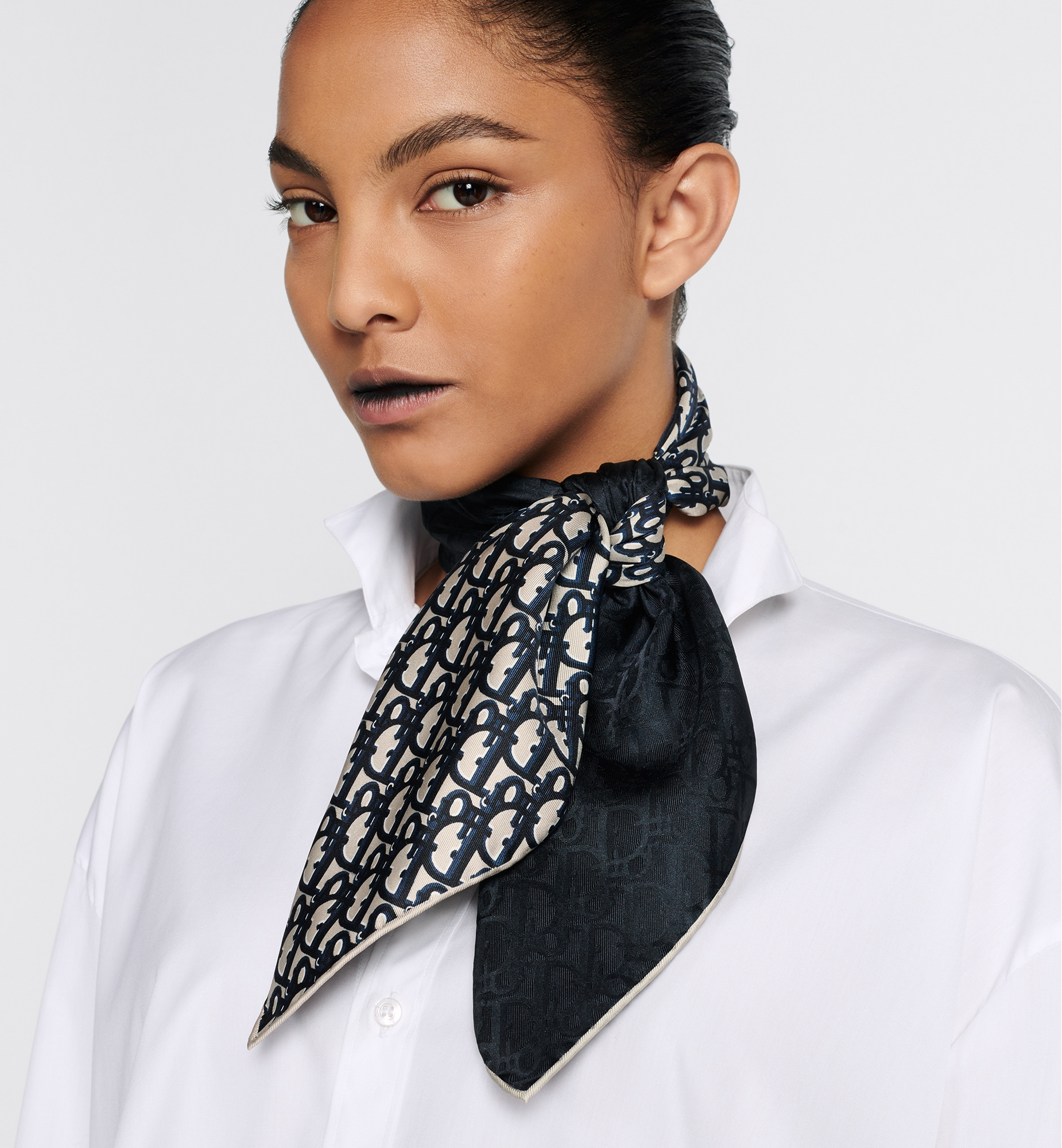 Dior Oblique 70 Square Scarf - 2