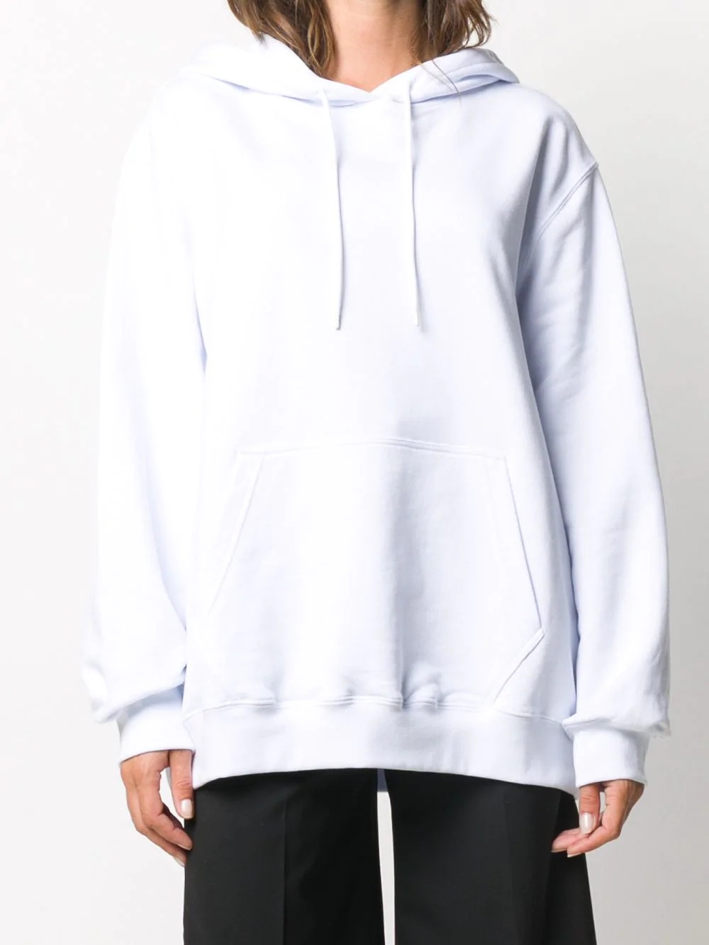 logo-print oversized hoodie - 3