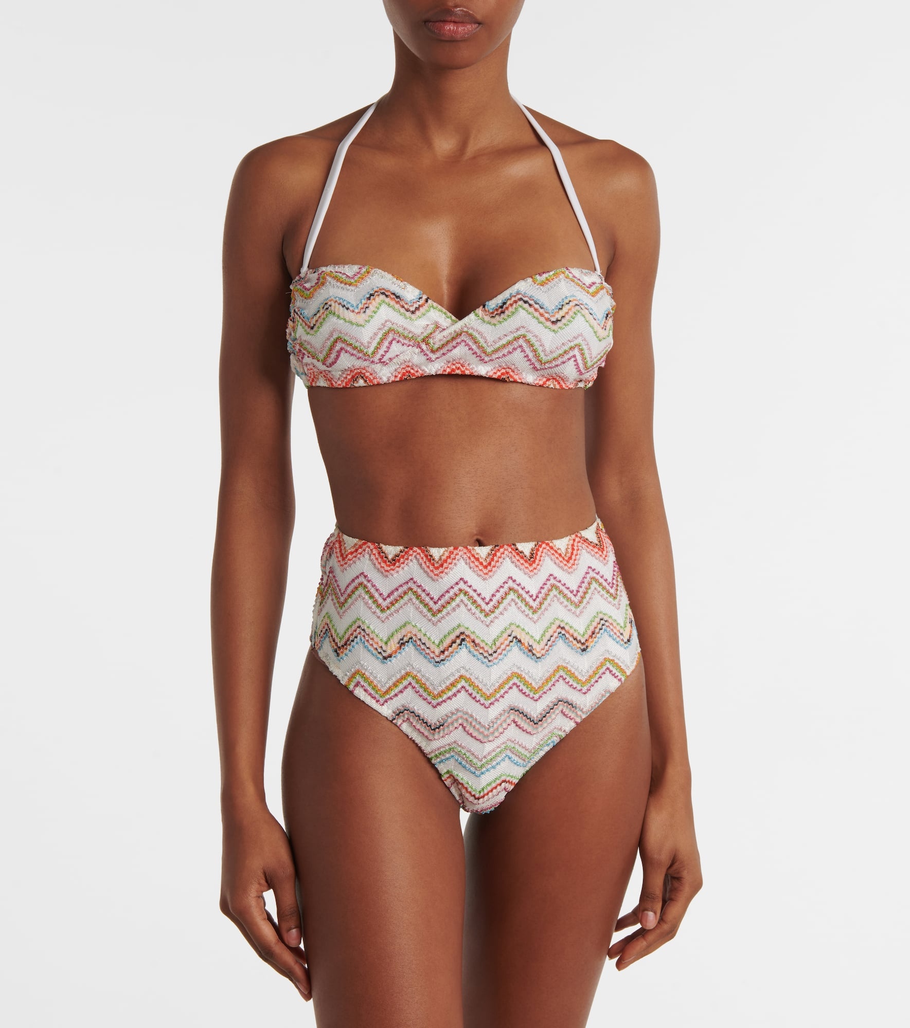 Zig Zag metallic bikini - 2