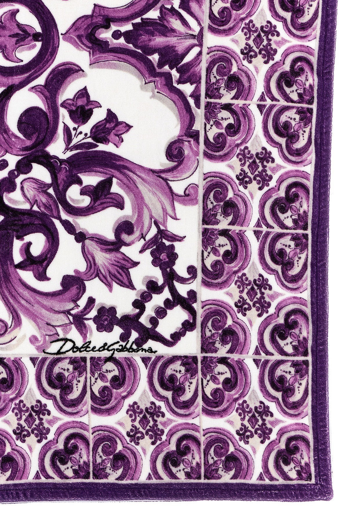 Beach towel 'Maiolica' print - 2
