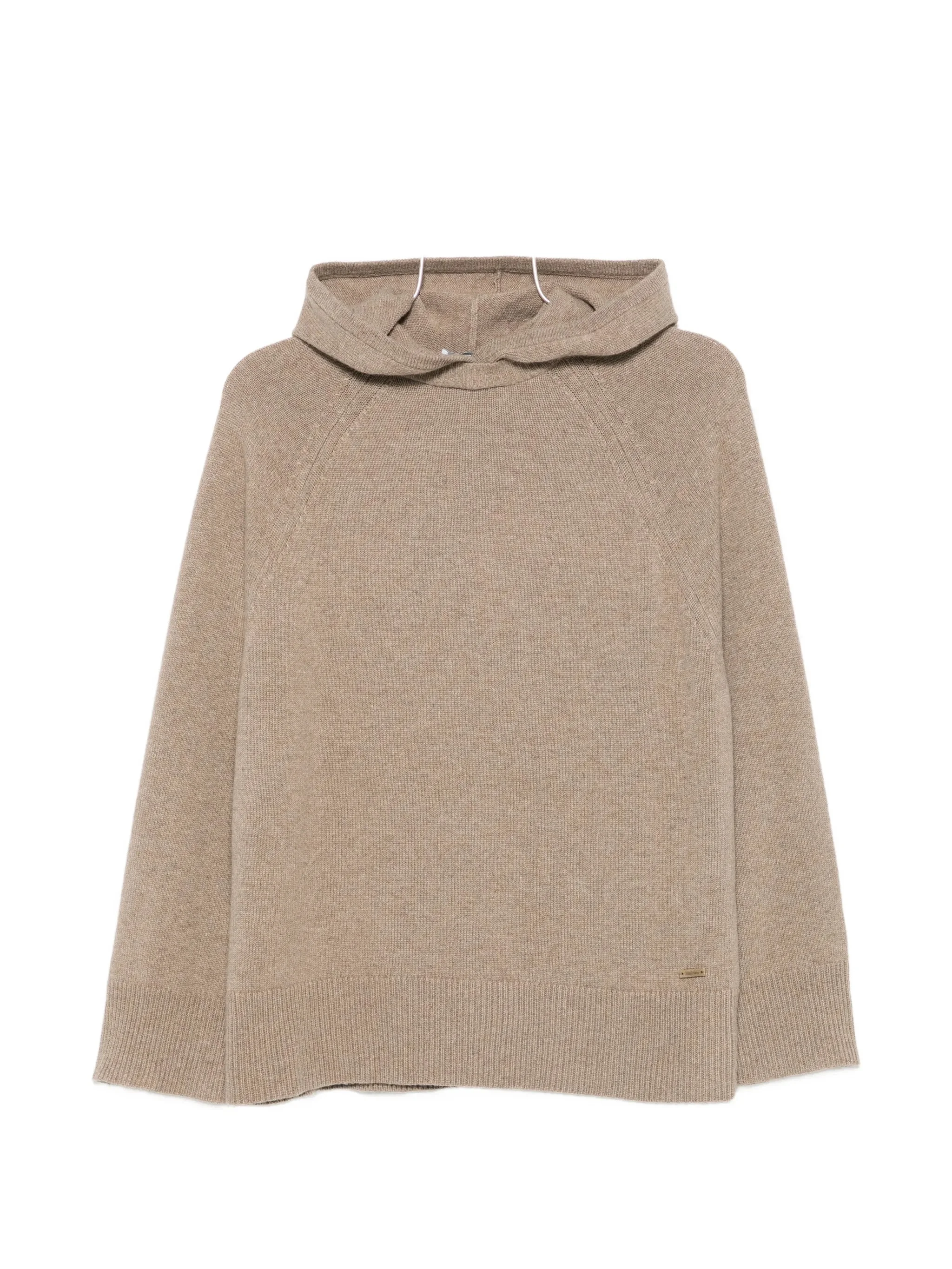 Max Mara Raglan-sleeve Cashmere Hoodie - 1