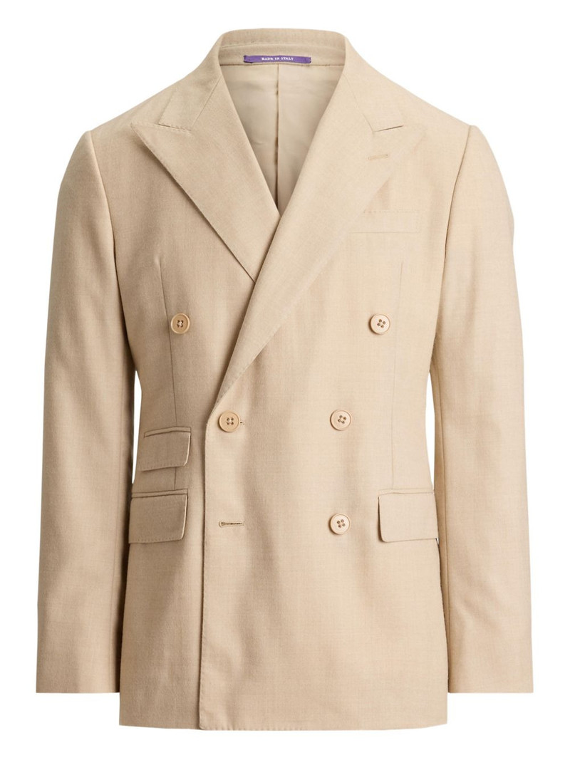 Kent peak-lapels double-breasted blazer 1