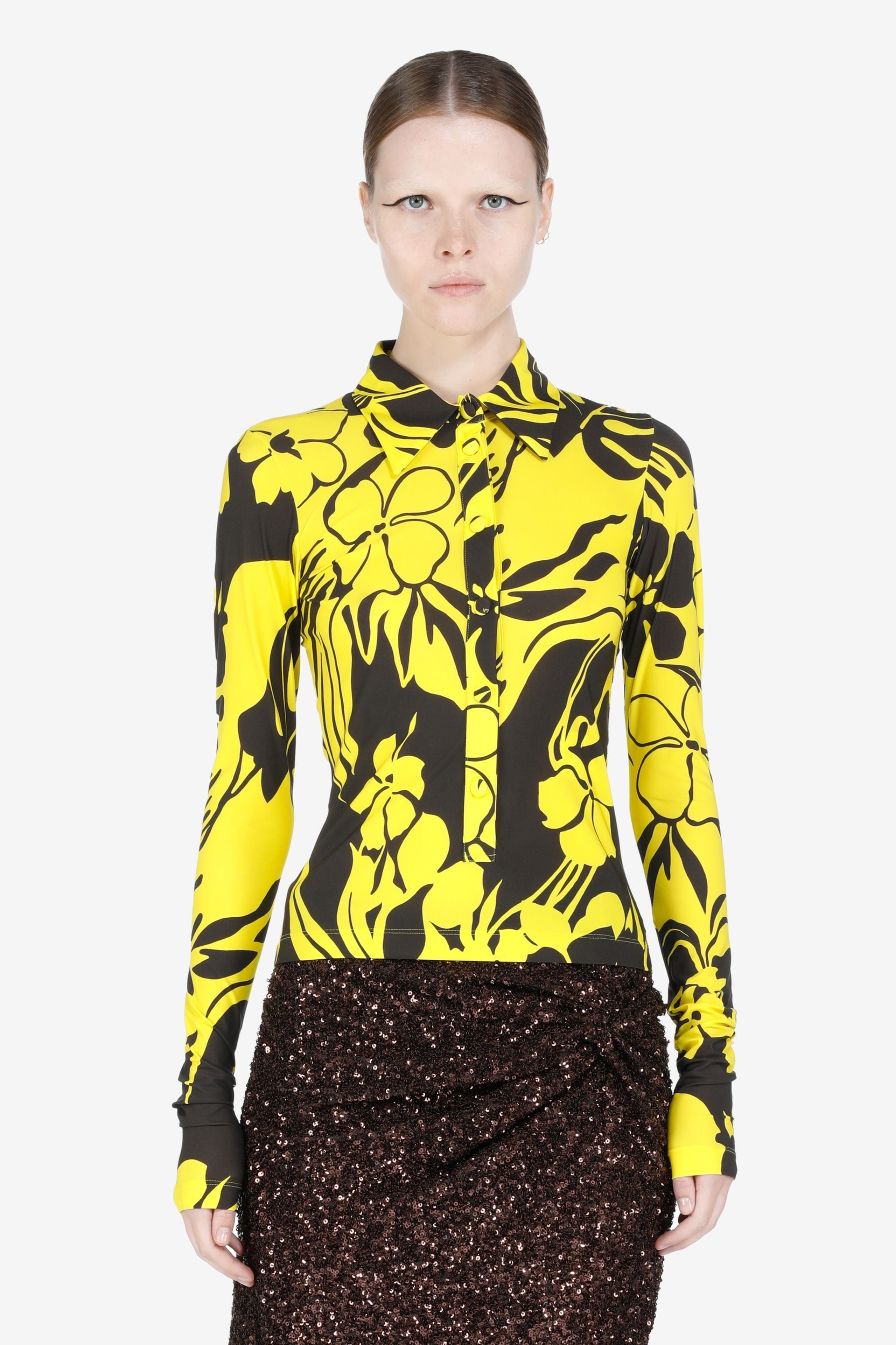 FLORAL-PRINT TOP - 1