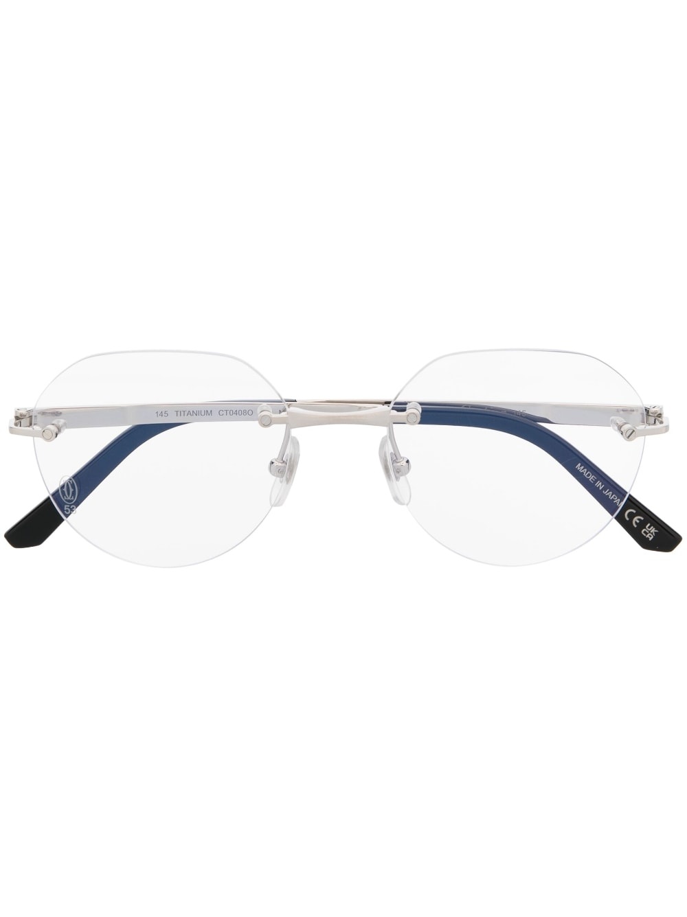 frameless two-tone glasses - 1