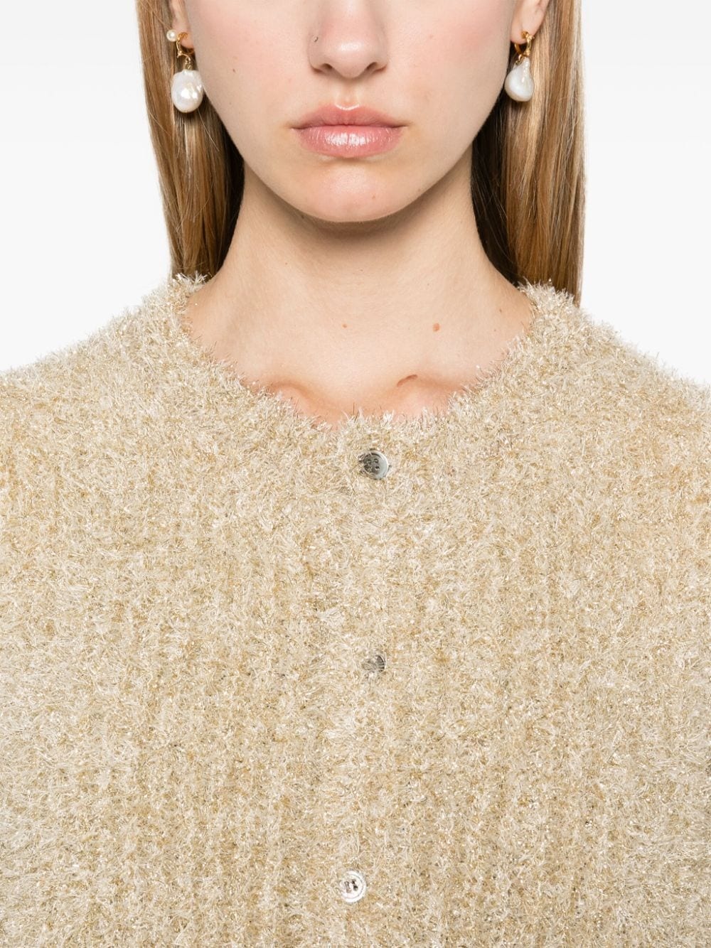 lurex cardigan - 5