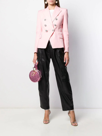 Balmain double breasted blazer outlook