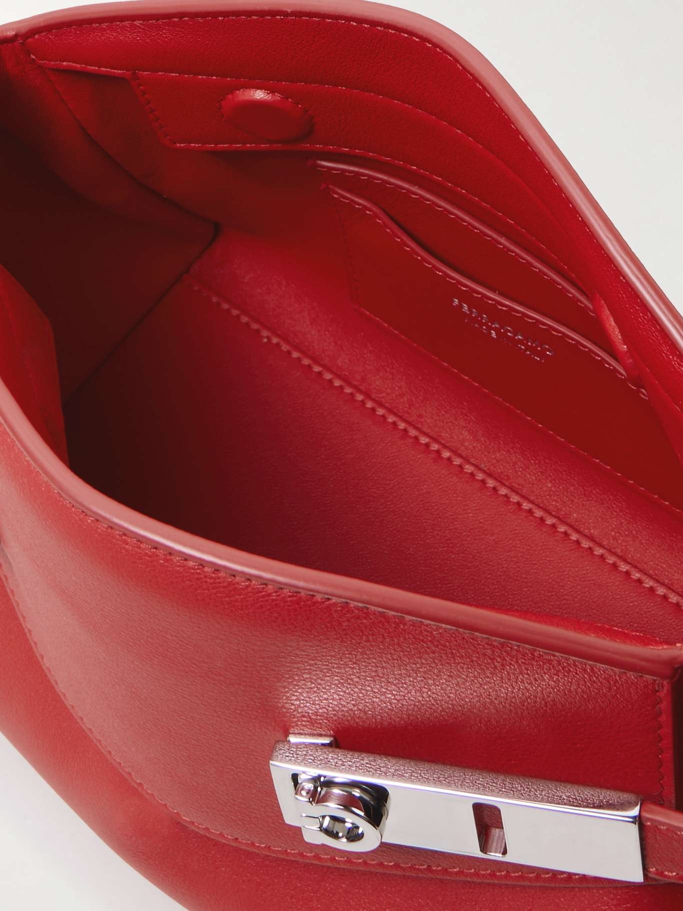 Hug small embellished leather shoulder bag - 5