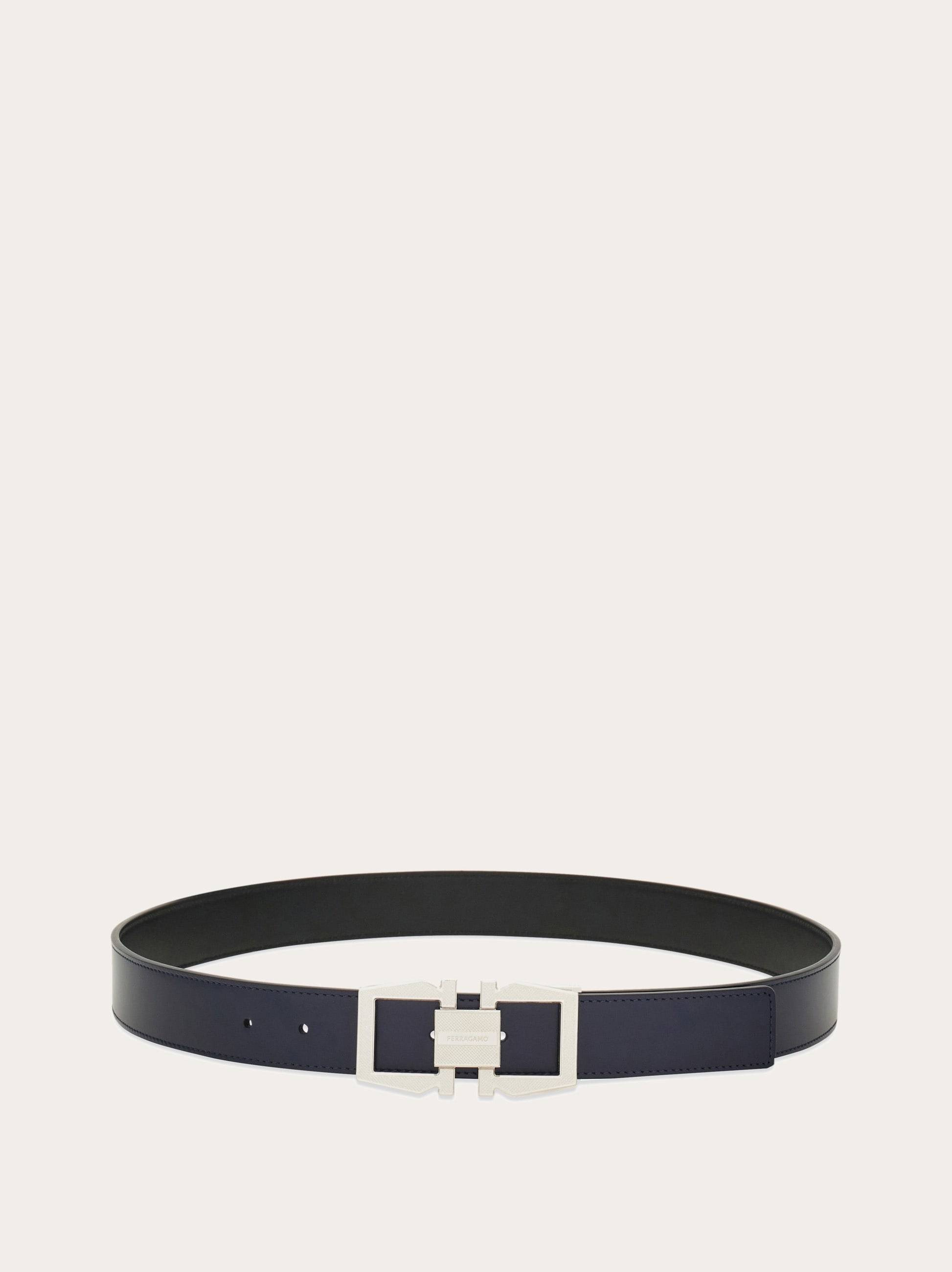 Reversible and adjustable Gancini belt - 3