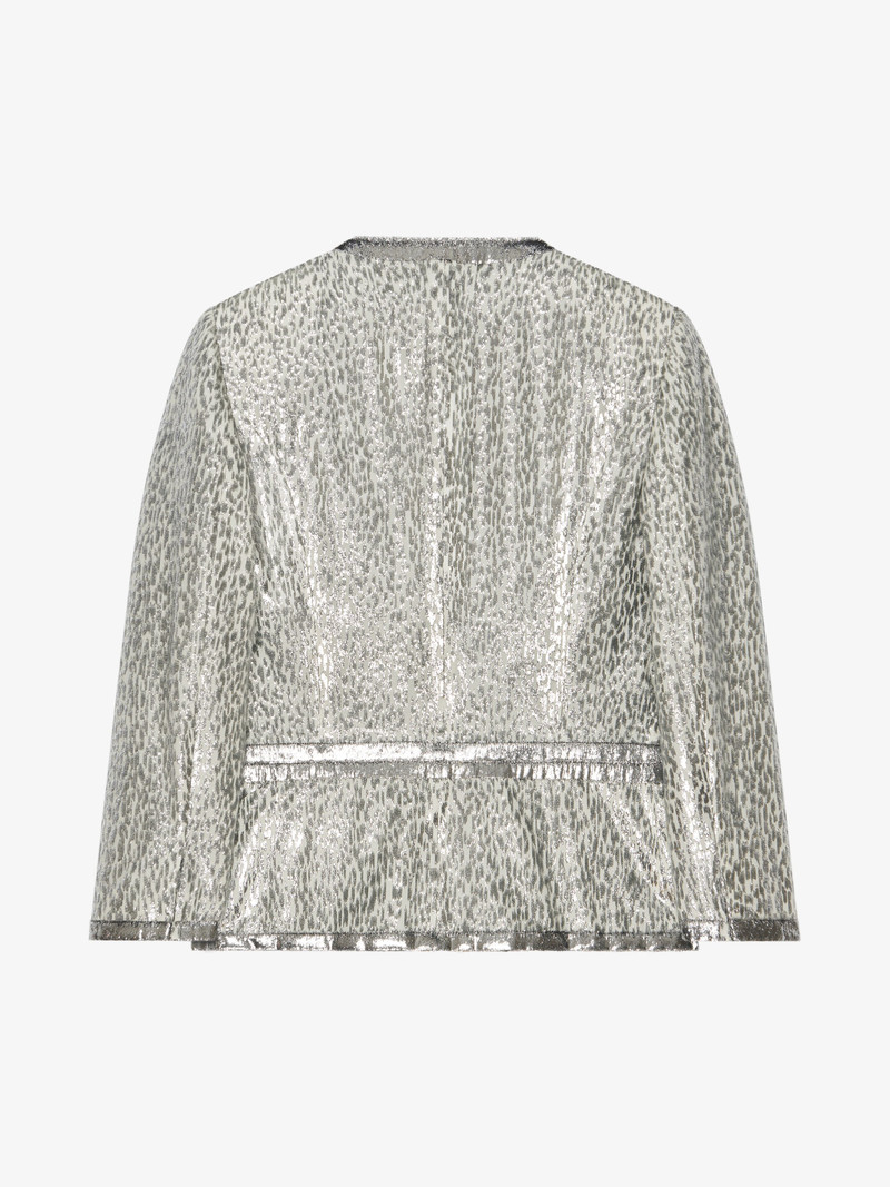 JACKET IN VELVET JACQUARD 5