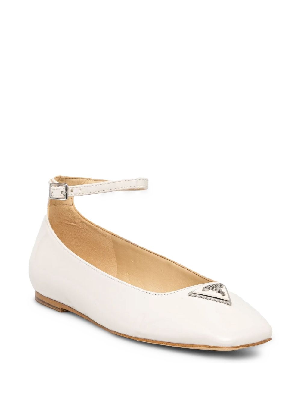 logo-plaque ballerina shoes - 2