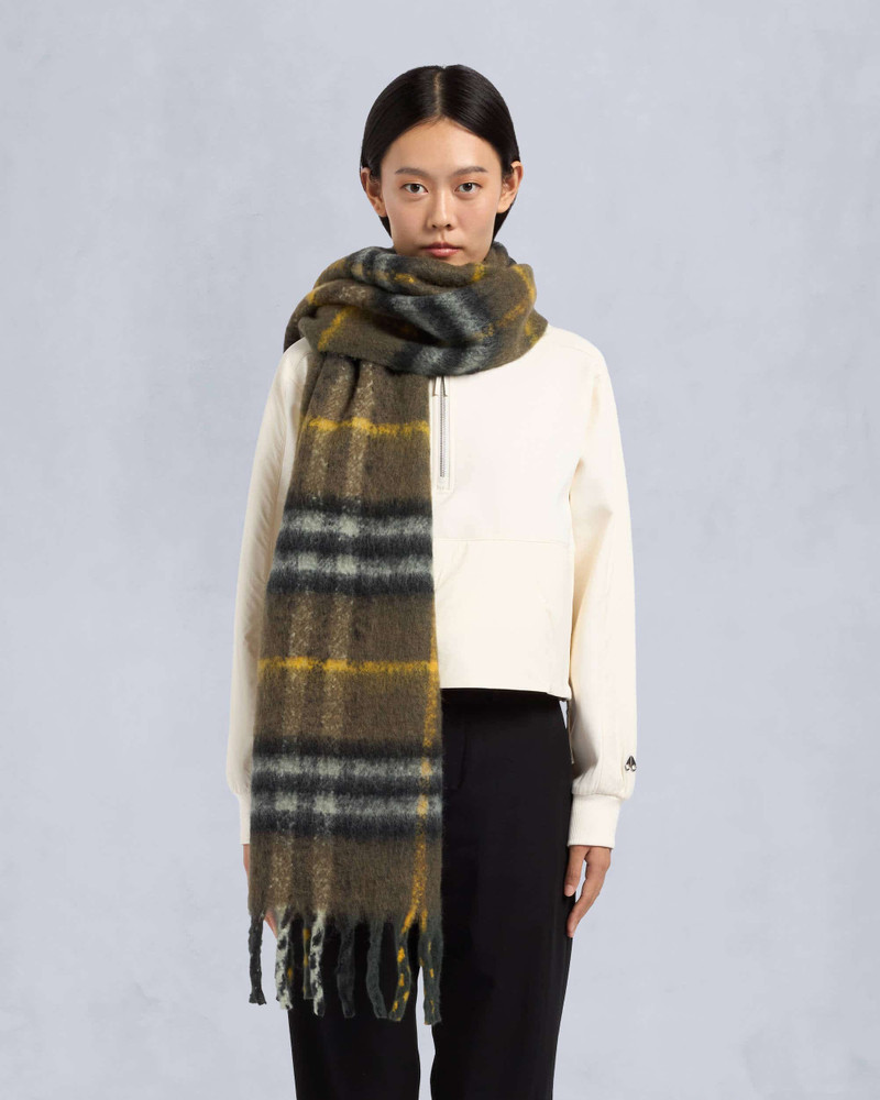 MOOSE KNUCKLES TOLIMA PLAID SCARF outlook