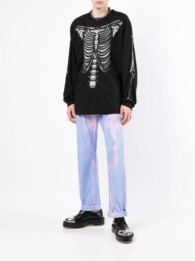 doublet graphic-print long-sleeve top outlook