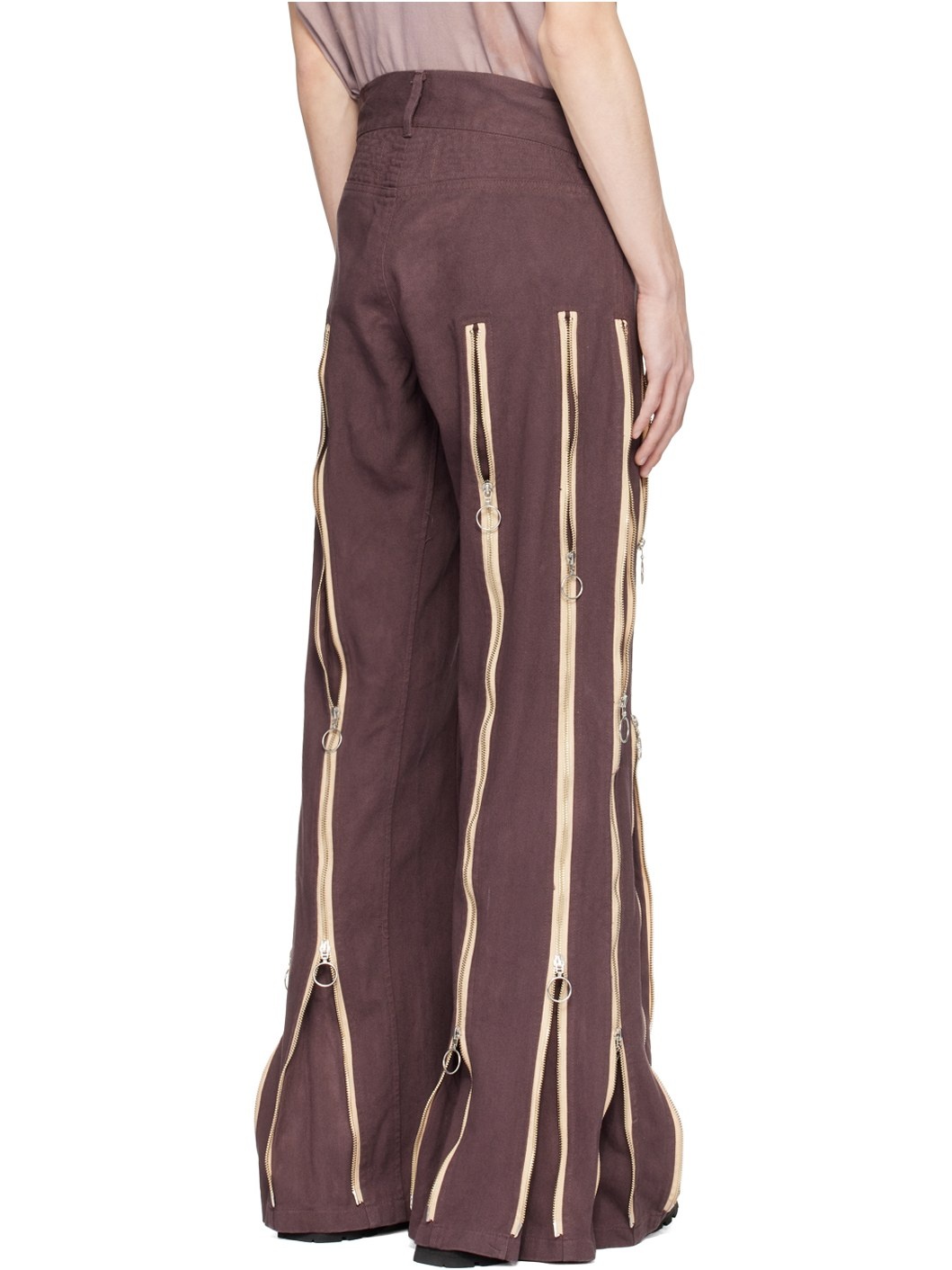 Brown Adjustable Fit Jeans - 3