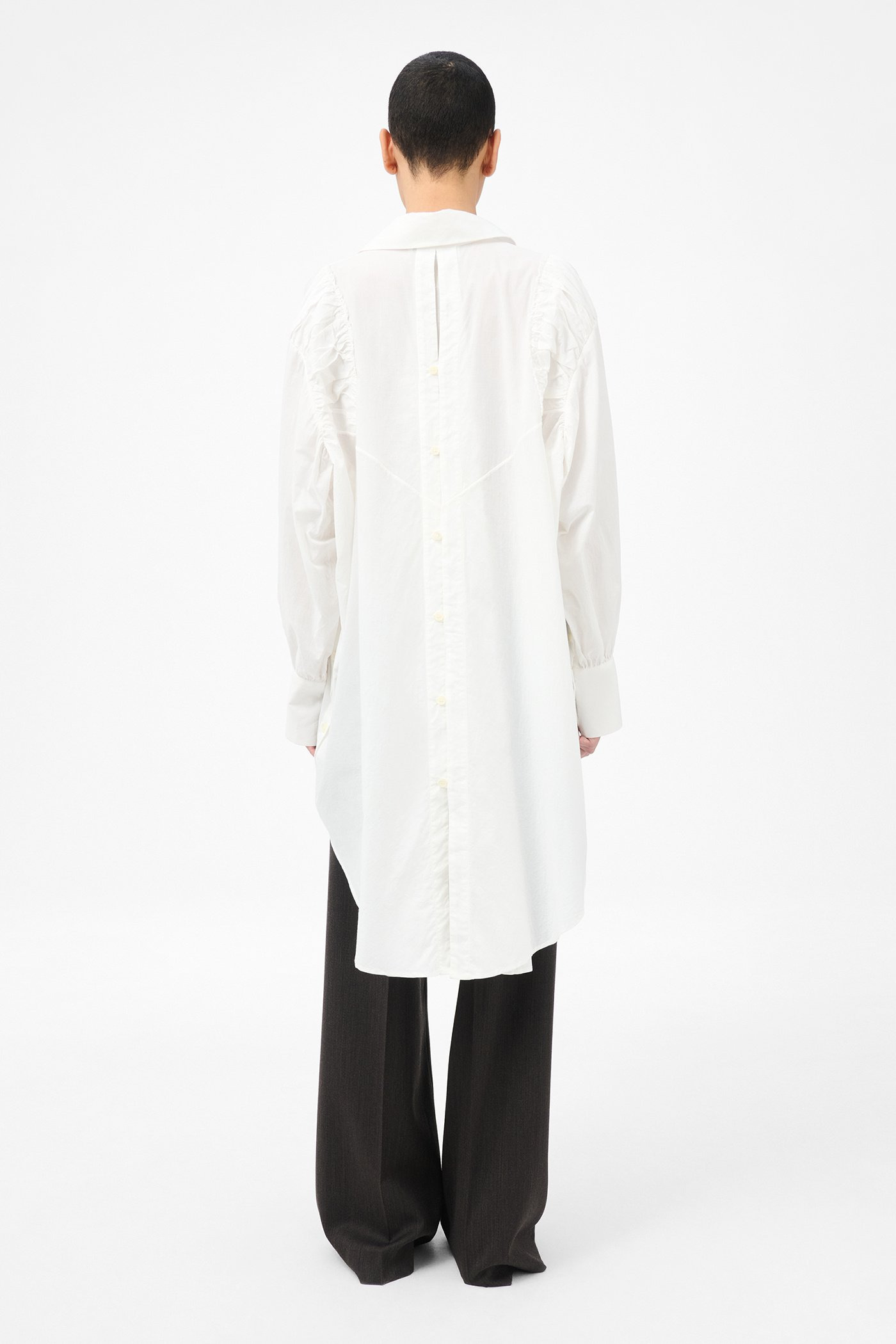 Gale Dress White Voile - 6