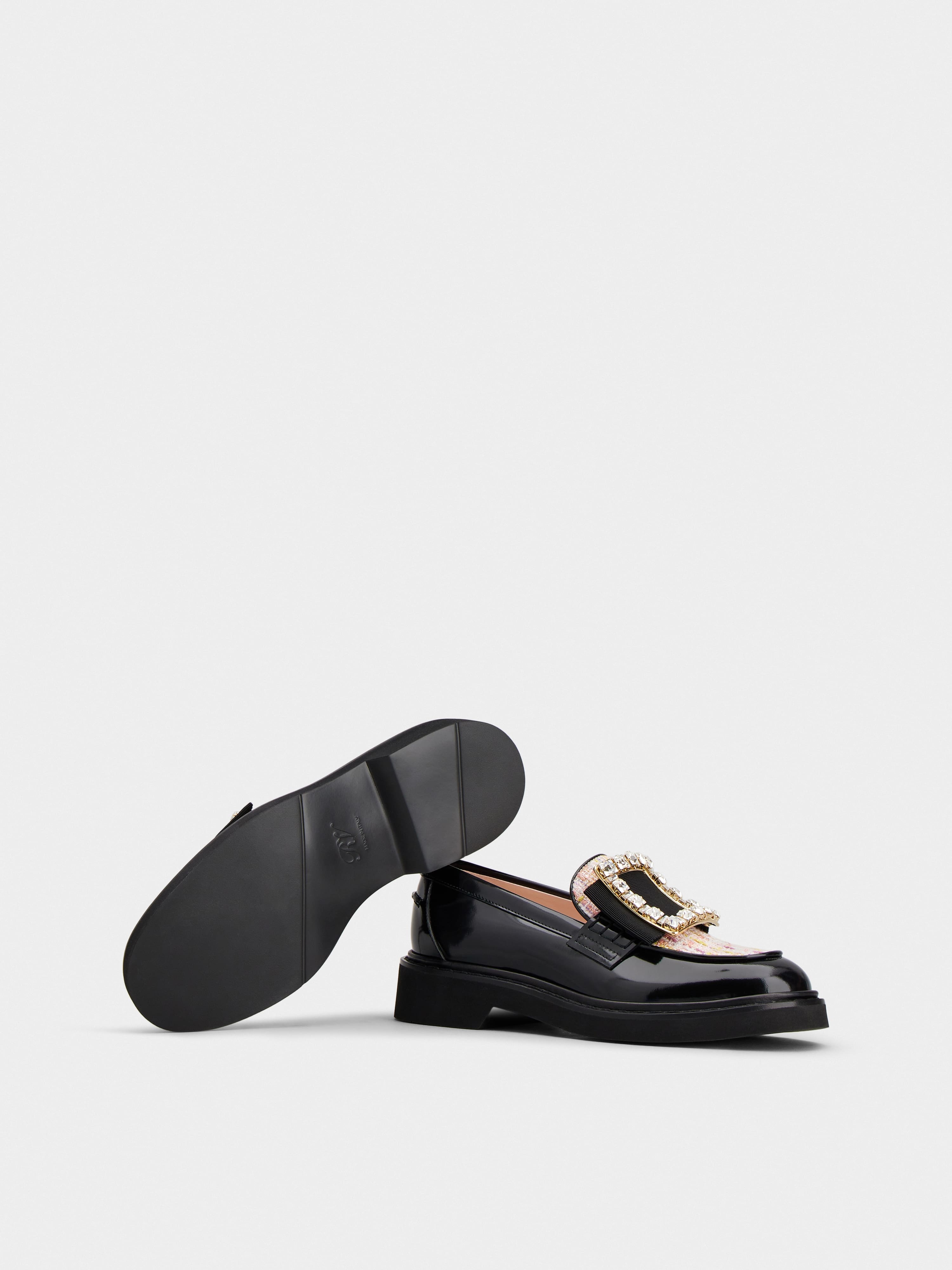 Viv' Rangers Strass Buckle Loafers in Patent Leather - 6