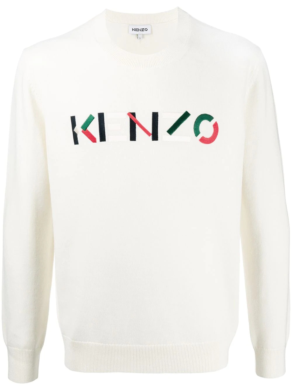 embroidered logo jumper - 1