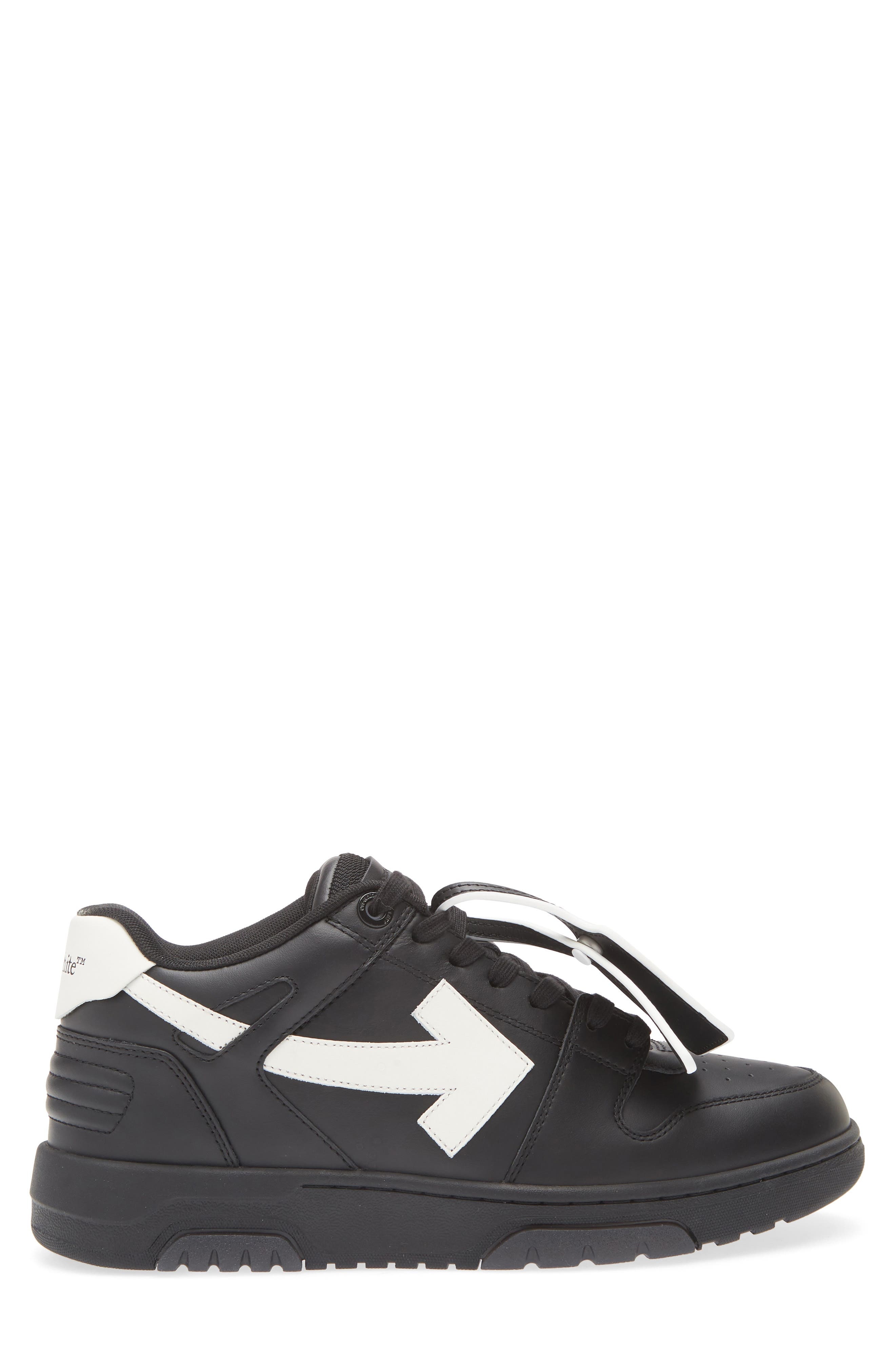 Off-White Out of Office Low Top Sneaker in Black White at Nordstrom - 3